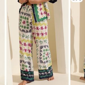 Daniella Manini x Anthro  Summer Linen Wide-Leg Pants
